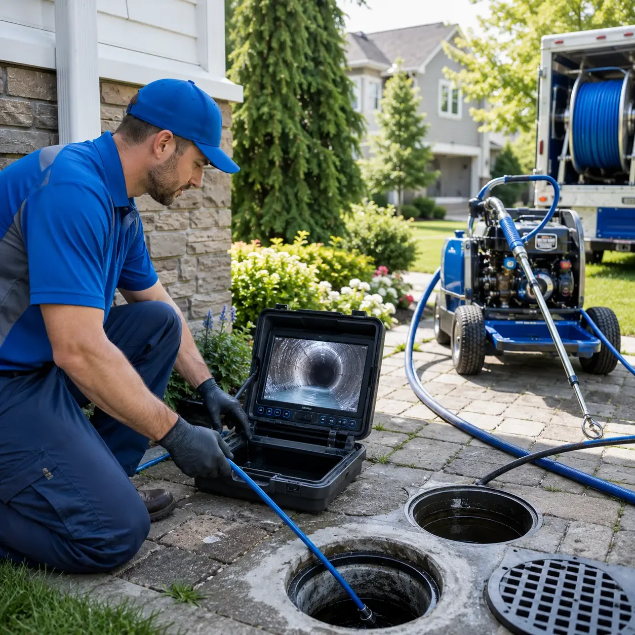 Outdoor drain cleaning professionals serving Barnesville, PA